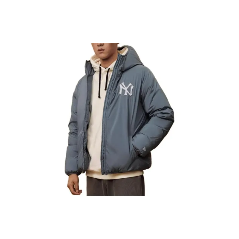 New Era Down Jackets Unisex Denim Blue-2