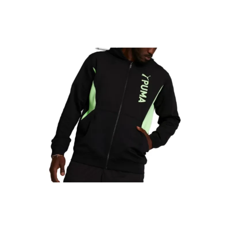 PUMA Sudadera Con Gorra Y Cierre Completo De Punto Doble PUMA Fit Hombre-2
