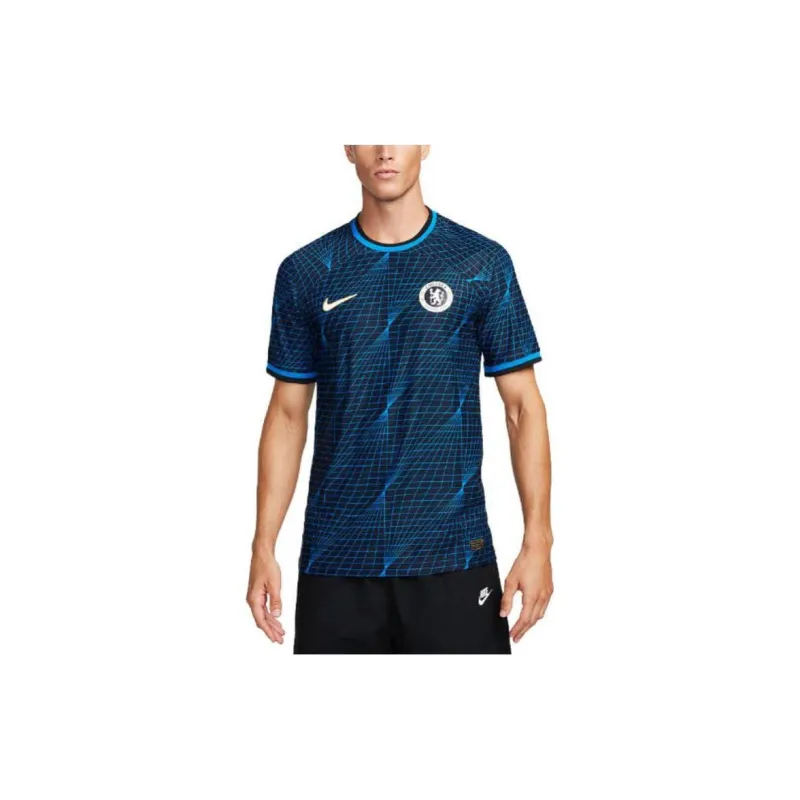 Nike Soccer Jerseys Men Blue-4