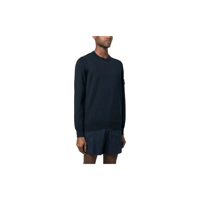 STONE ISLAND Fine knit Cotton Jumper-3