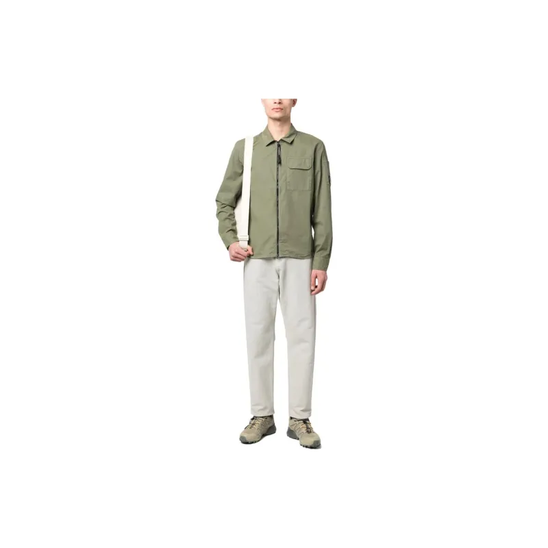C.P.Company Zip up Gabardine Overshirt-1