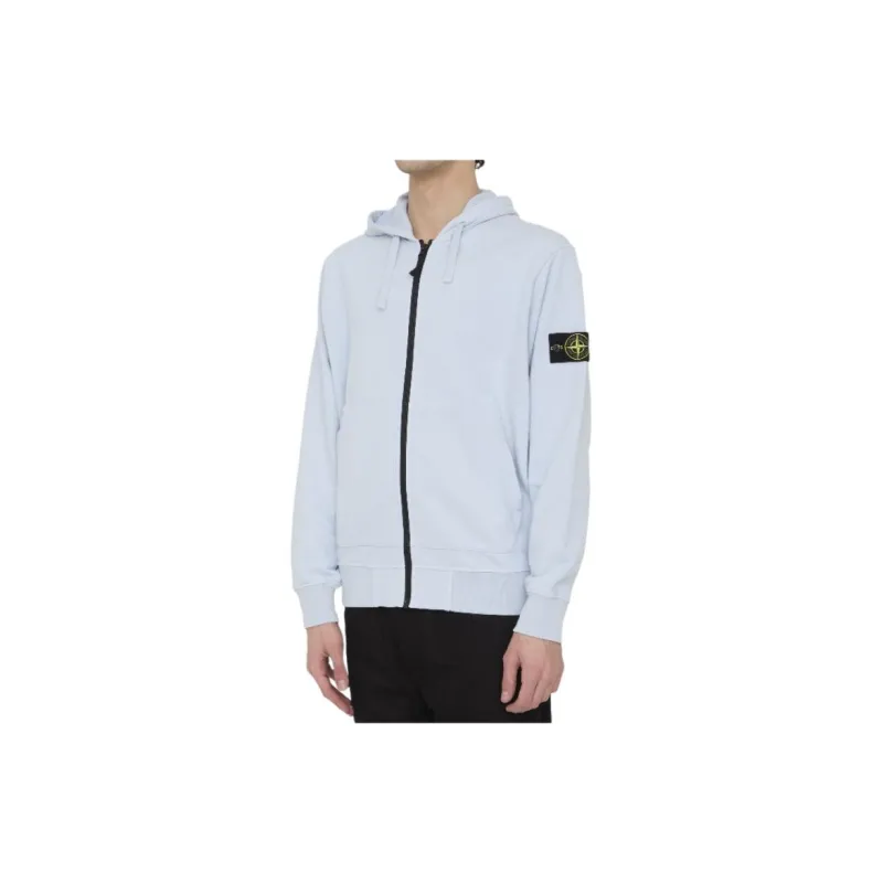 STONE ISLAND Sweatshirt Unisex Ice Frost Blue-1