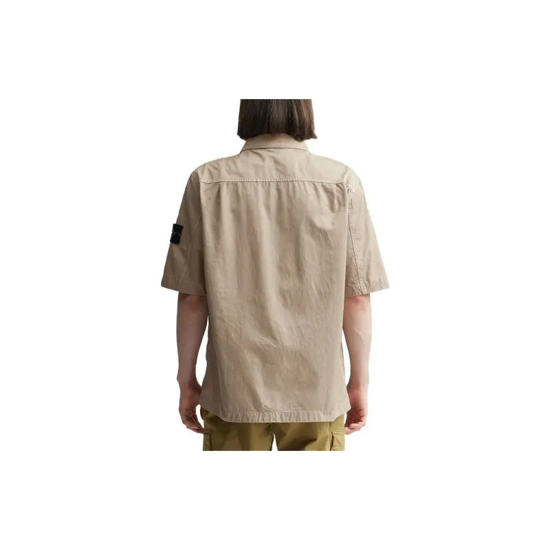 STONE ISLAND SS23 Shirt Men's Dove Gray Color-3