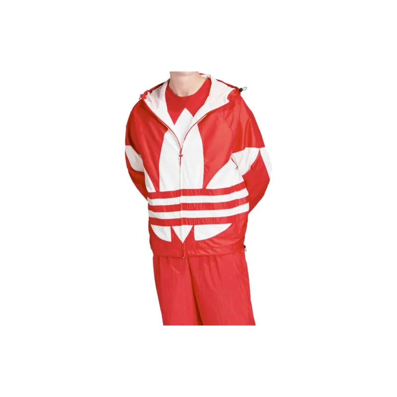 Adidas Originals Trefoil Jackets Men Red-5