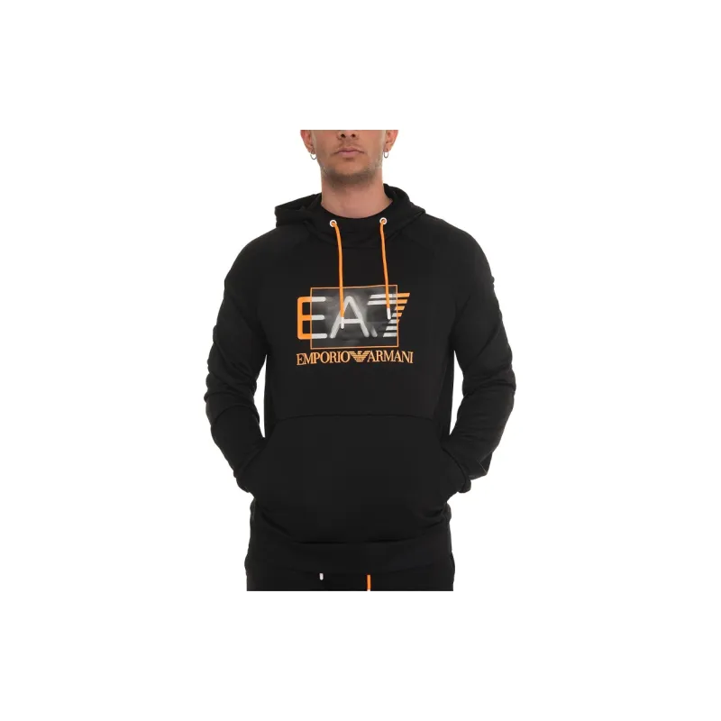 EMPORIO ARMANI EA7 SS23 Sweatshirt Men's Black-3