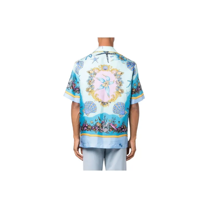 VERSACE Trésor De La Mer Silk Shirt-3