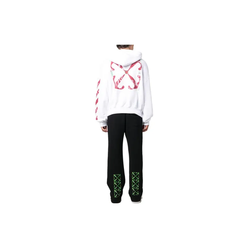 OFF WHITE Arrows print Cotton Track Pants-1