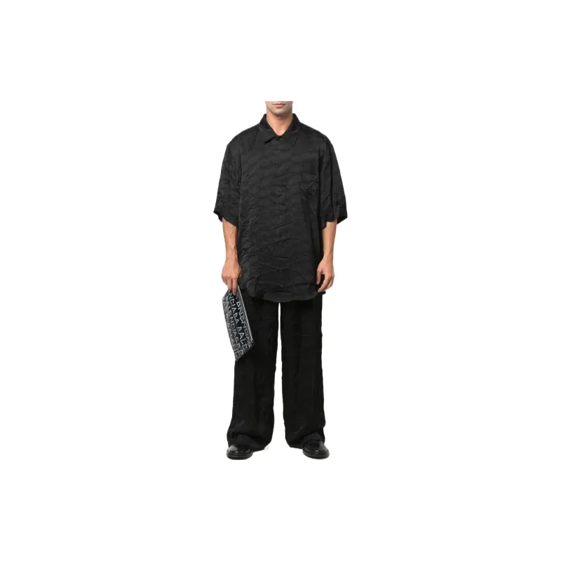 Balenciaga Balenciaga BB MONOGRAM FW22 Shirt Men's Black-2