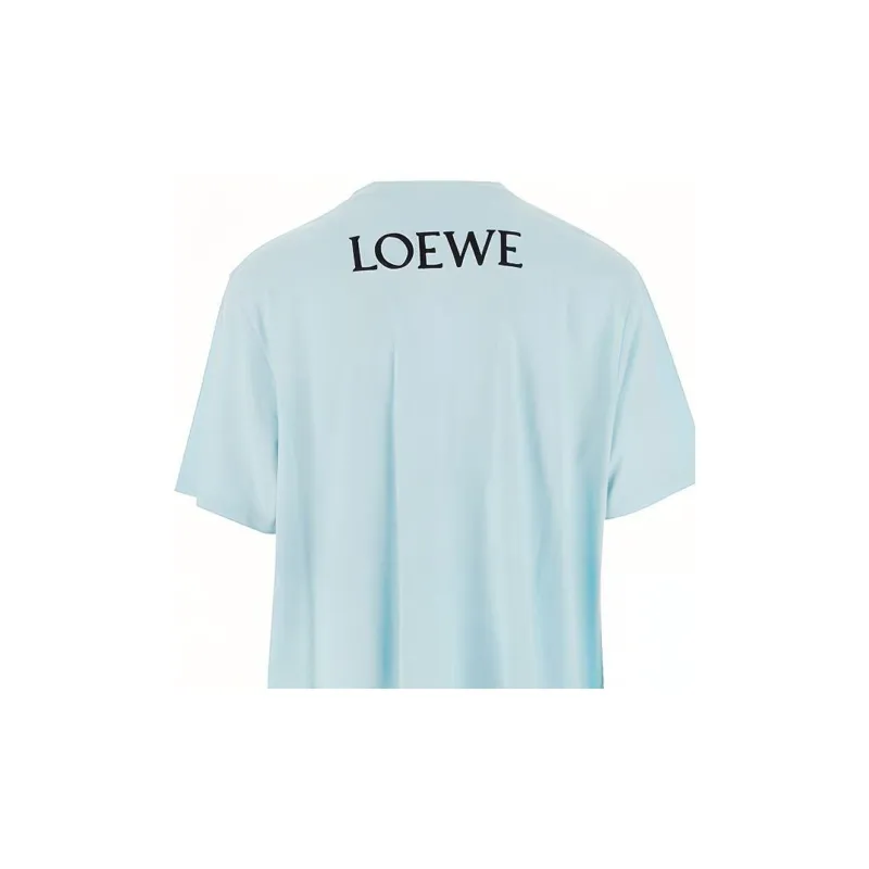 LOEWE T Shirts Men Light Blue-5