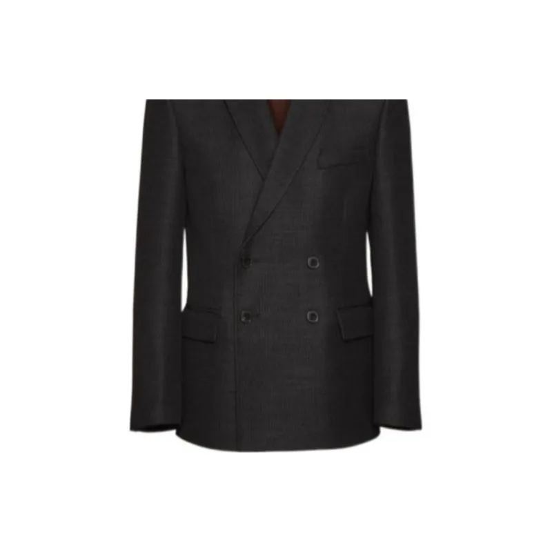 Valentino Peak lapel Double breasted Blazer-5