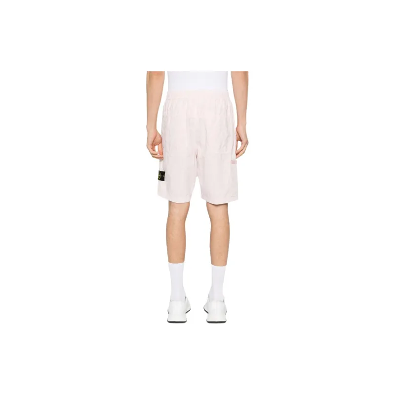 STONE ISLAND Casual Shorts Men's Light Pink-2