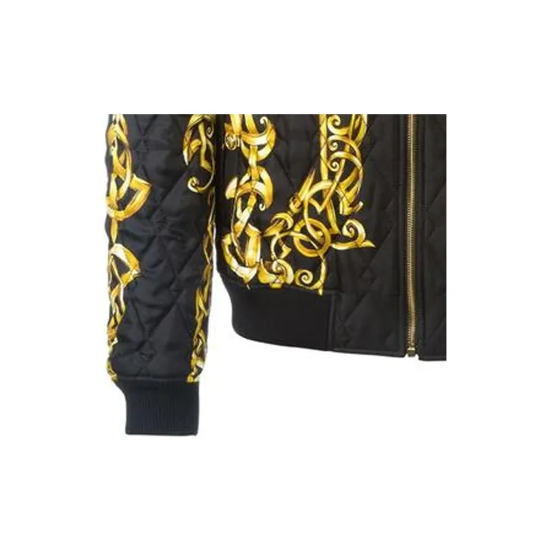 VERSACE Jackets Coats Men's Black Gold-5