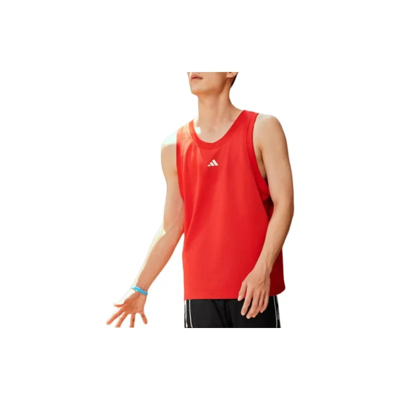 Adidas Tank Tops Men Red-4