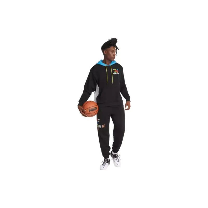 PUMA Sweatshirts Men Black-2