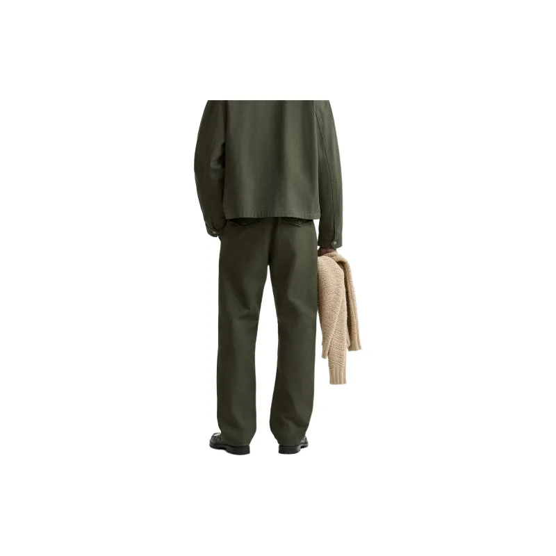 ZARA Casual Pants Men's Dark Khaki-2