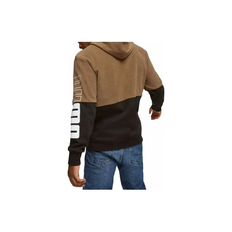 PUMA Hoodie D’hiver POWER Homme Sweatshirt Men's Khaki-2