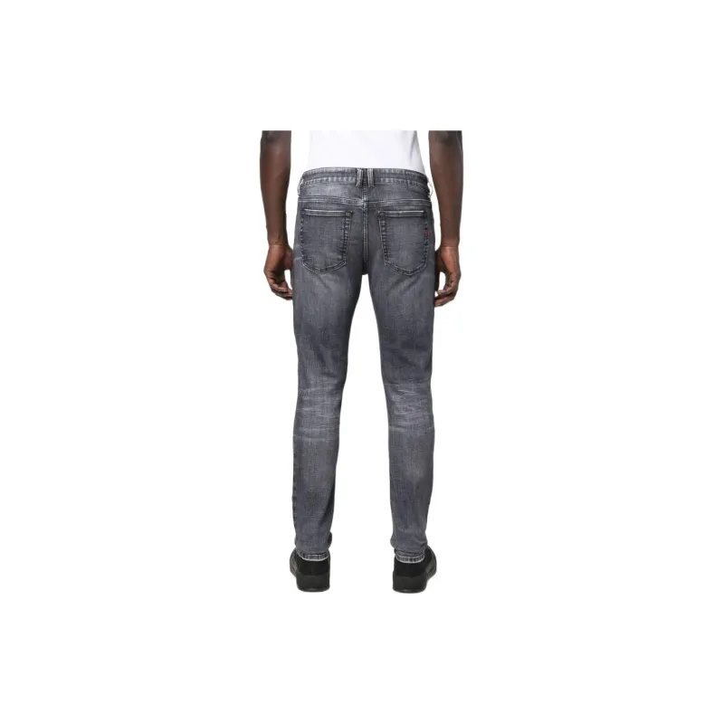 DIESEL 1979 Sleenker 09l01 Logo Patch Skinny Jeans-2