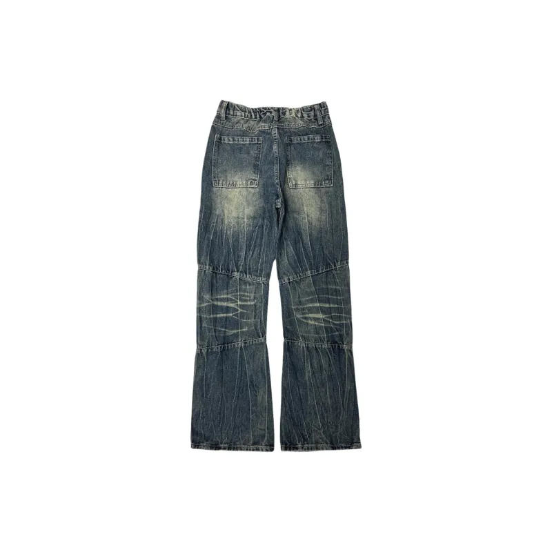 YINLEI Jeans Unisex Blue-1
