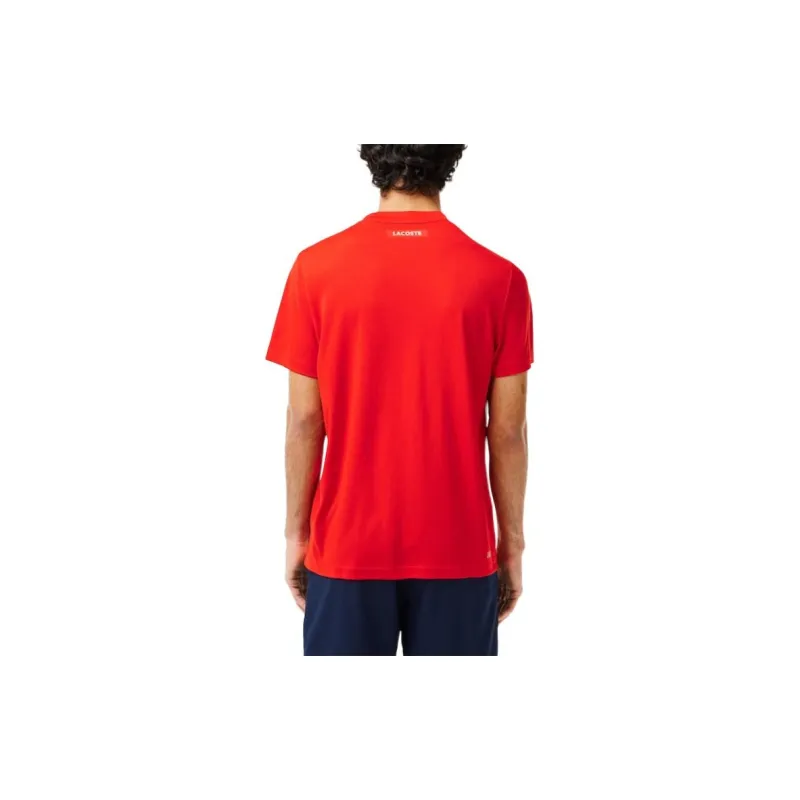 LACOSTE T Shirts Men Red-3