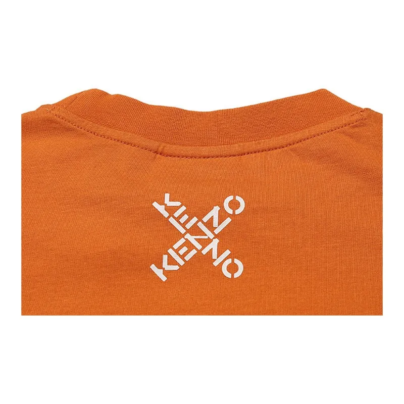 KENZO T Shirts Men Orange-4