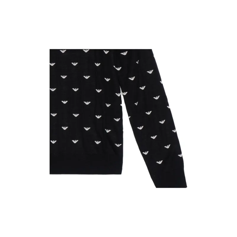 EMPORIO ARMANI FW22 Knitwear Men's Black-8
