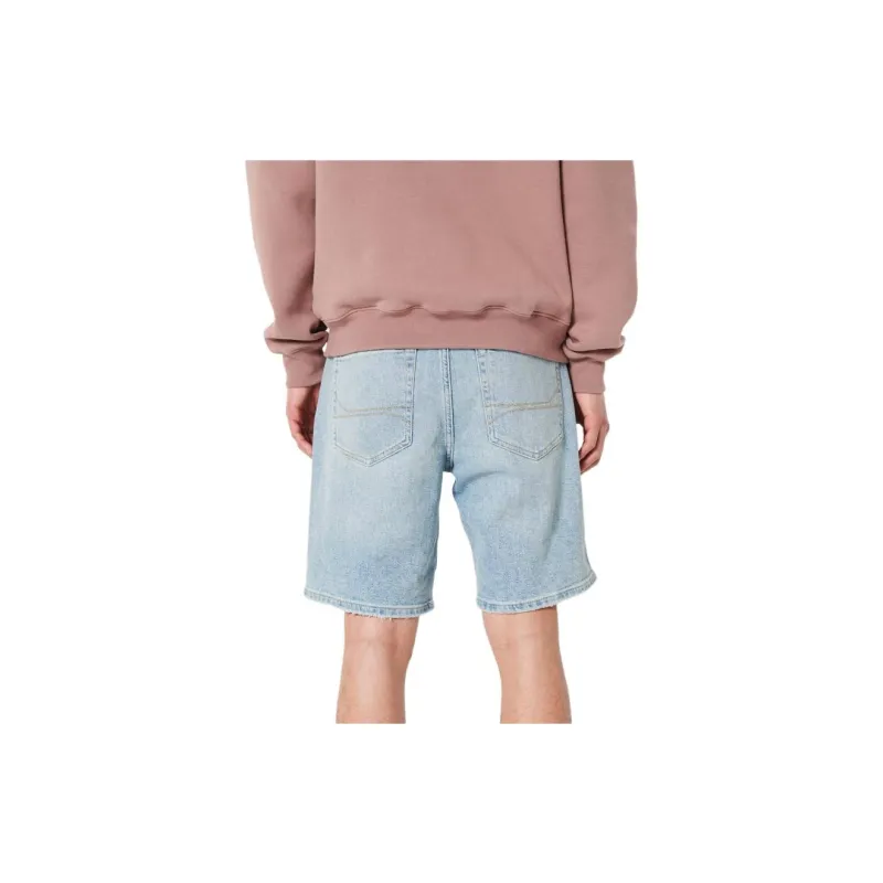 Hollister Denim Shorts Men's Light-Coloured Wash-3