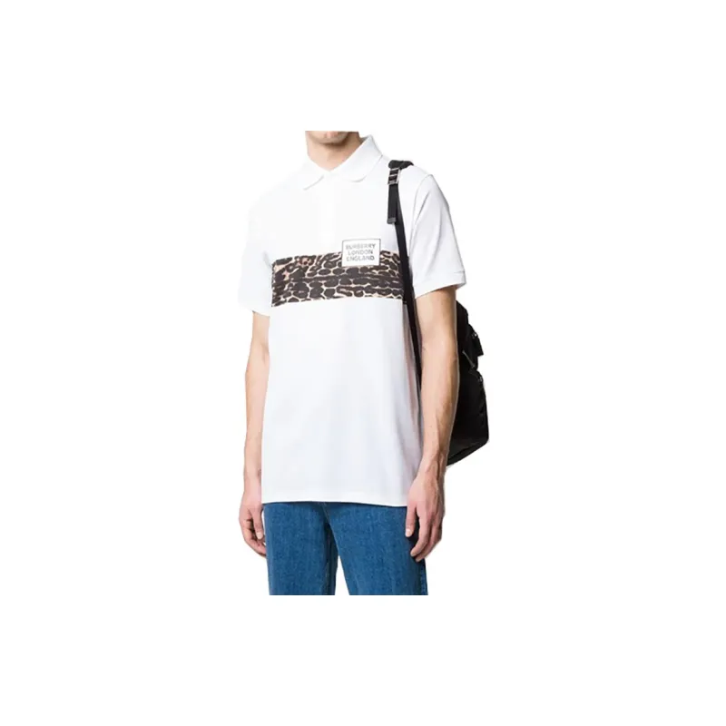 Burberry Polo Shirt Men's White-2
