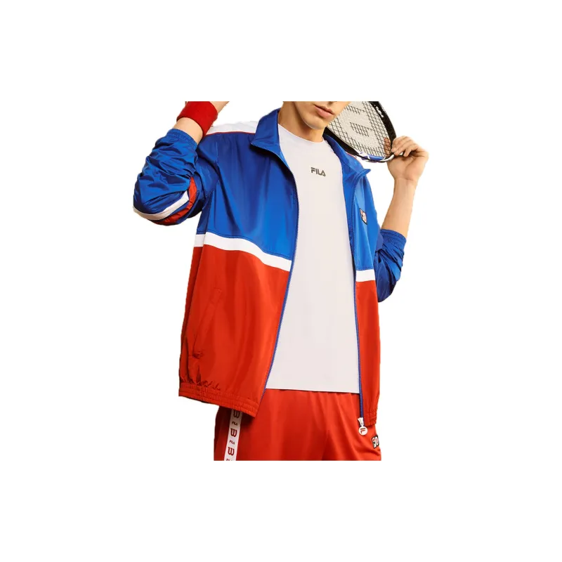 Wilson X FILA Jackets Men Santorini Blue-2