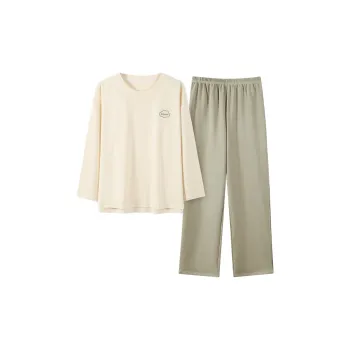 Herbal Primer Pajama Set Women's Apricot