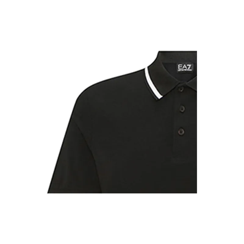 EMPORIO ARMANI EA7 SS22 Polo Shirt Men's Black-5