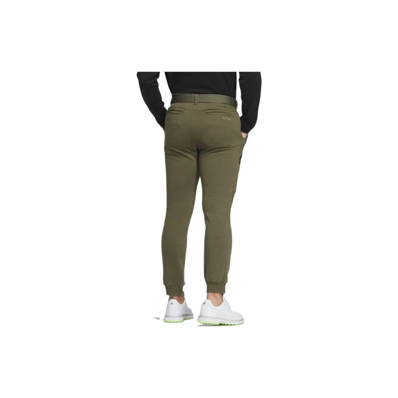 Adidas Knitted Sweatpants Men Olive Green-2