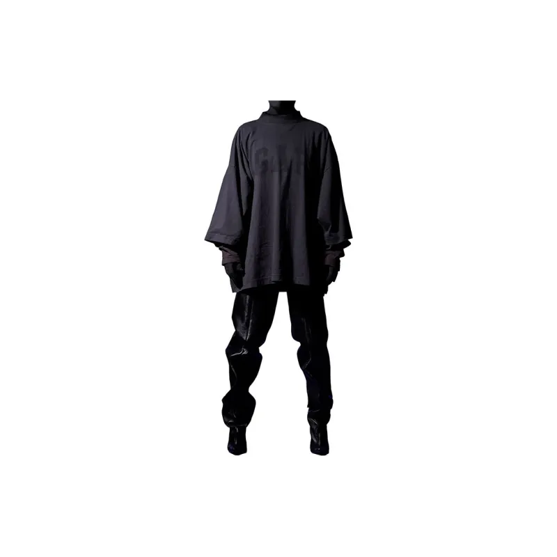 YEEZY X Gap X Balenciaga Dove 3/4 Sleeve Tee Black-2