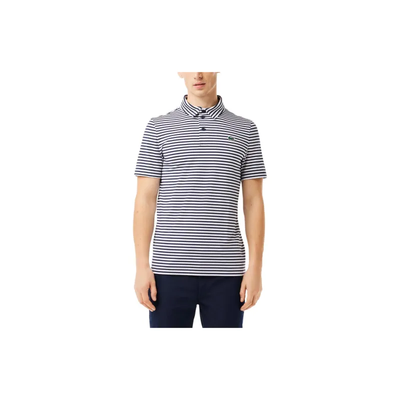 LACOSTE Striped Polo Shirt-1