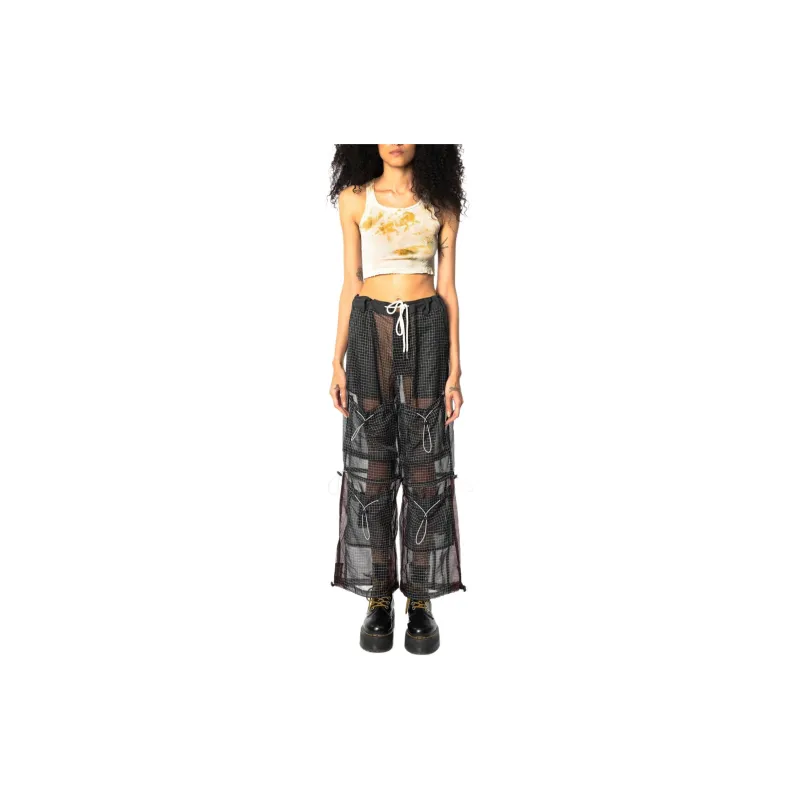 FRIED RICE Cargo Pants Unisex Black-3