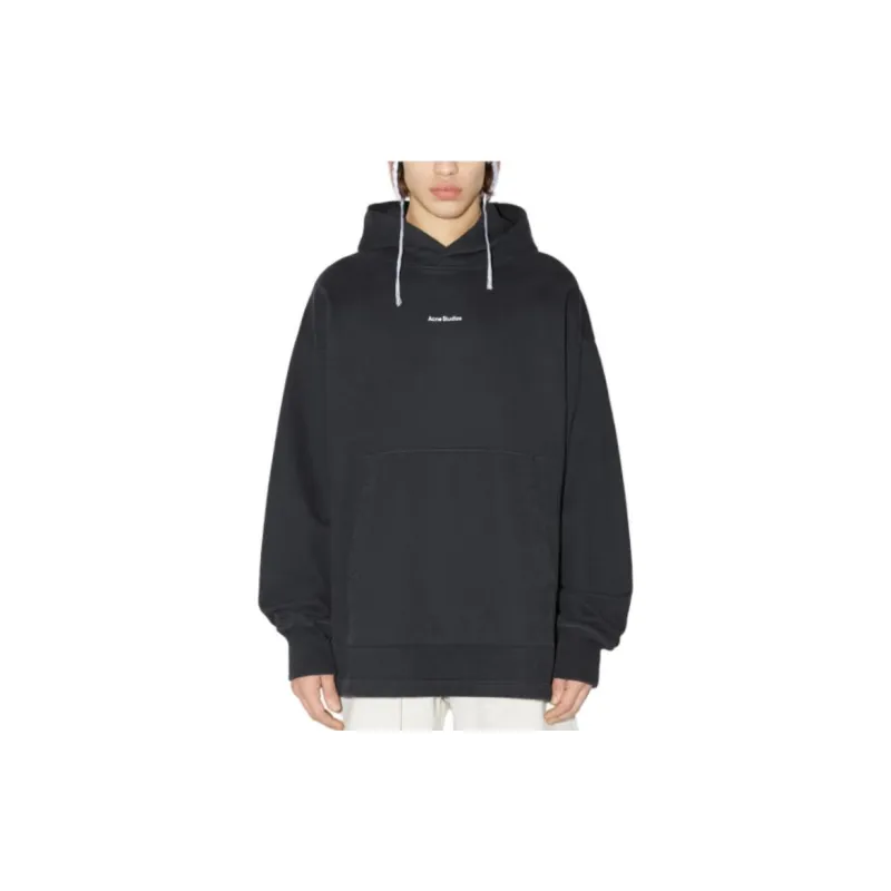 Acne Studios Logo Printed Long Sleeved Hoodie-1