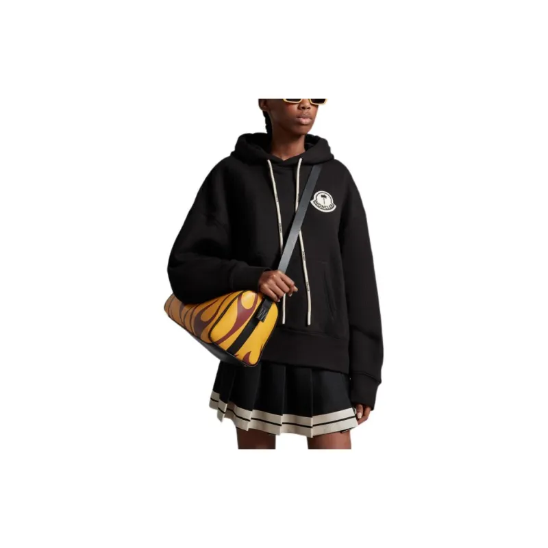 Palm Angels X MONCLER GENIUS Palm Angles Collaboration Collection Sweatshirts Unisex Black-3