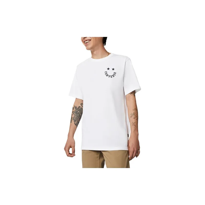 Converse T-Shirts Men White-2