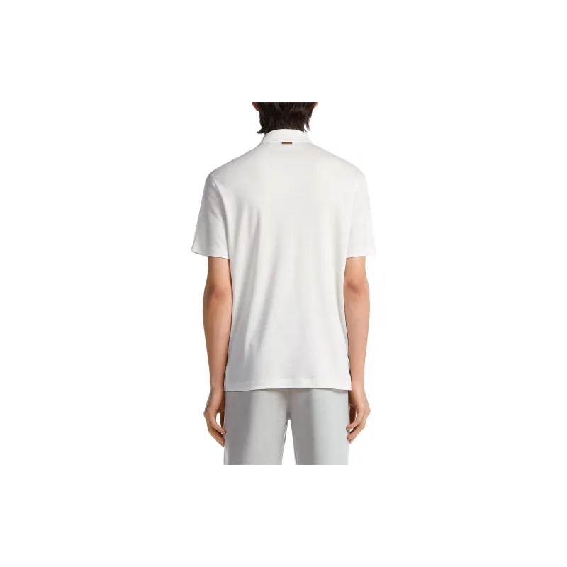 Zegna SS23 Polo Shirt Men's White-1