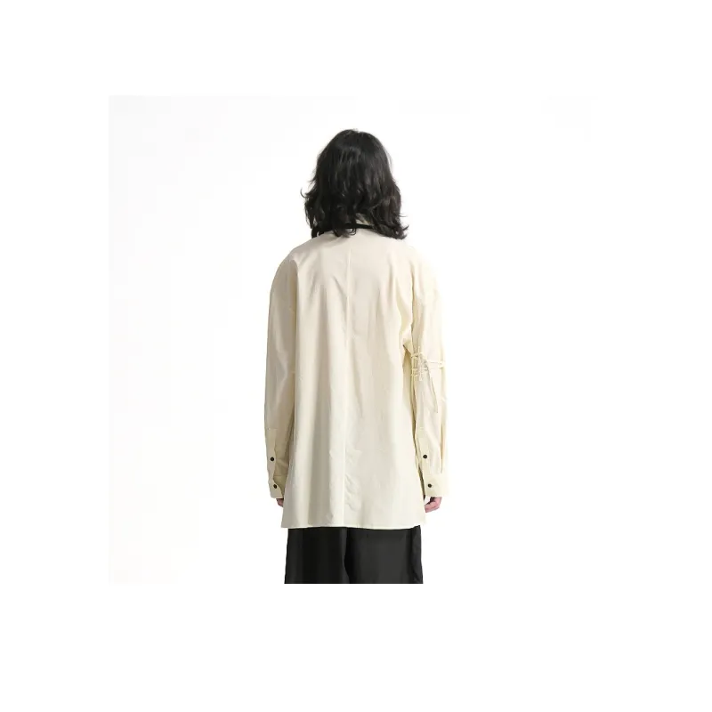 HUANXIANGZHE Shirts Unisex Bright Yellow-4