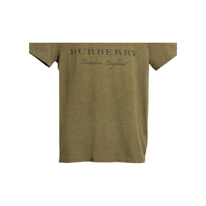 Burberry T Shirts Men Green-5