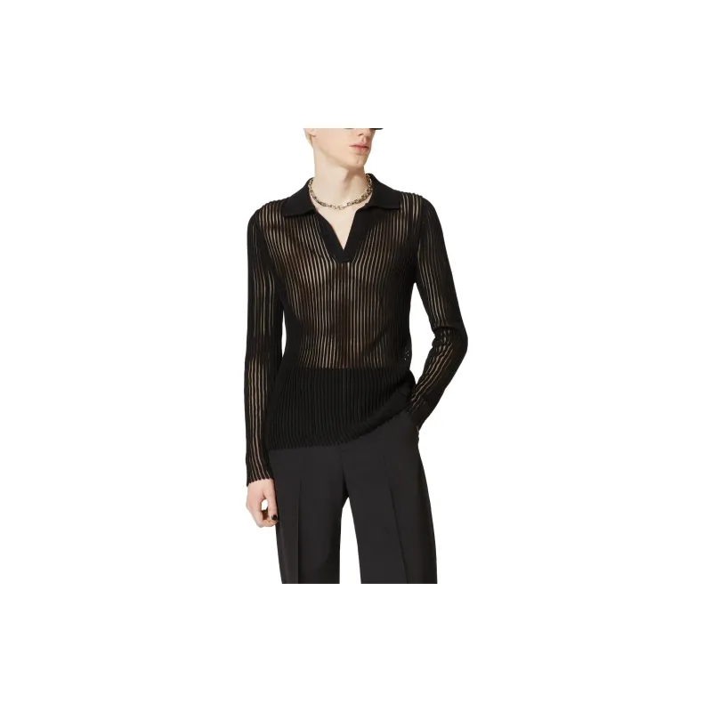 Valentino Polo Shirts Men Black-2