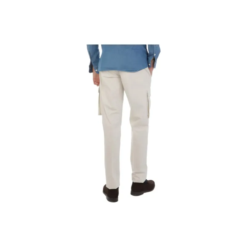 ASPESI Casual Pants Men Ivory White-3