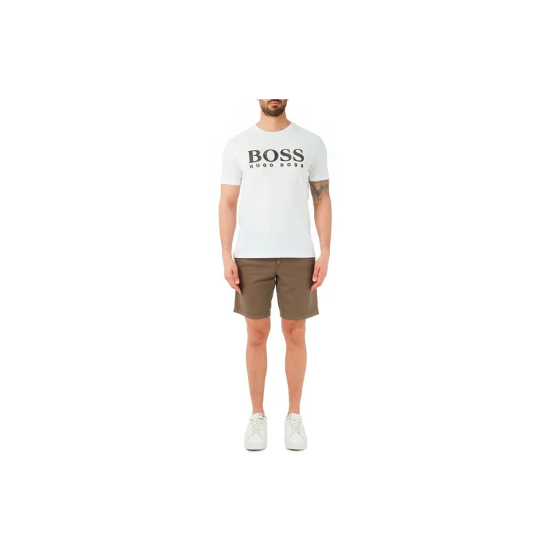 HUGO BOSS Casual Shorts Men Dark Khaki-4