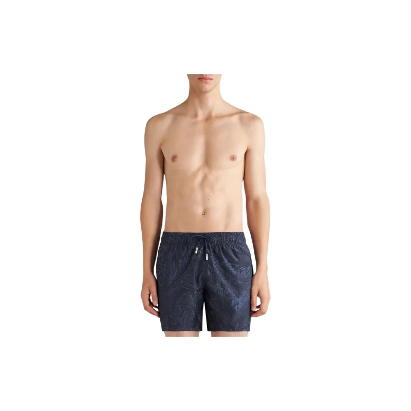 ETRO Paisley Printed Drawstring Swim Shorts-2