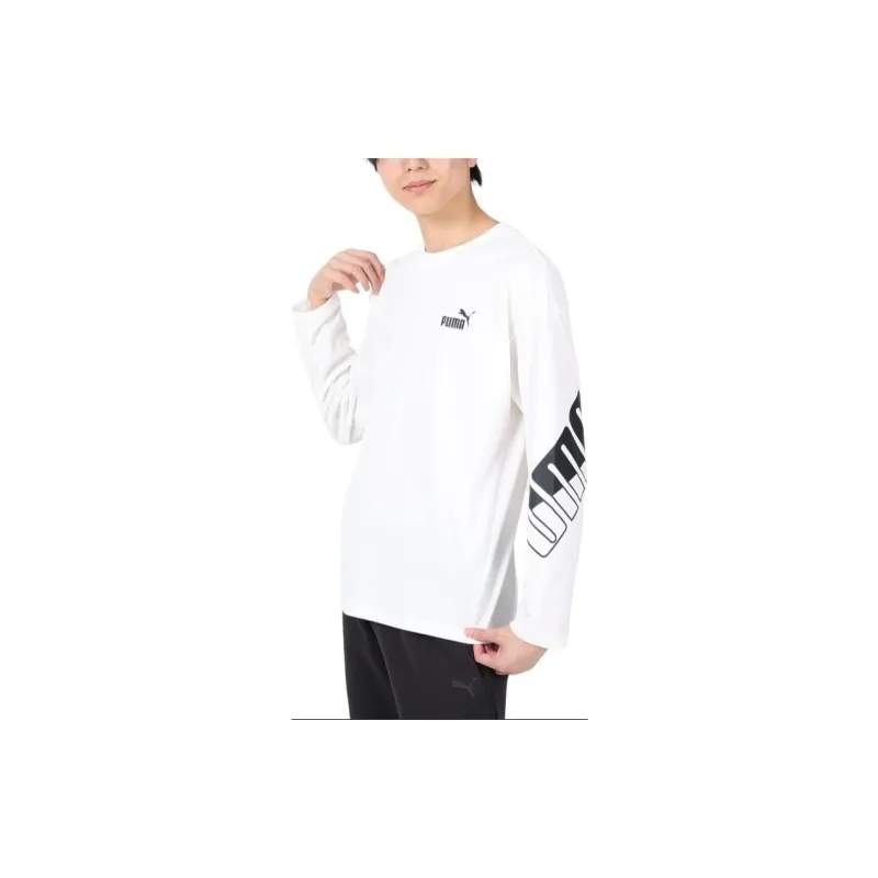 PUMA Power MX T Shirts Men White-3