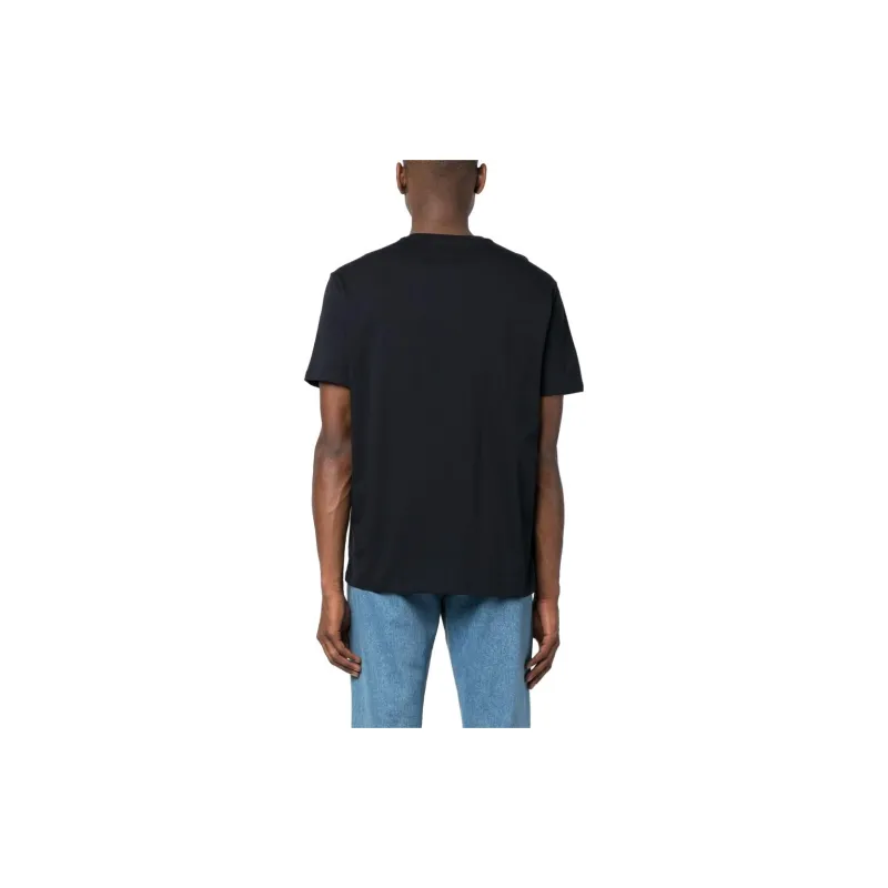 ARMANI EXCHANGE Logo patch Short sleeve Cotton T shirt-2