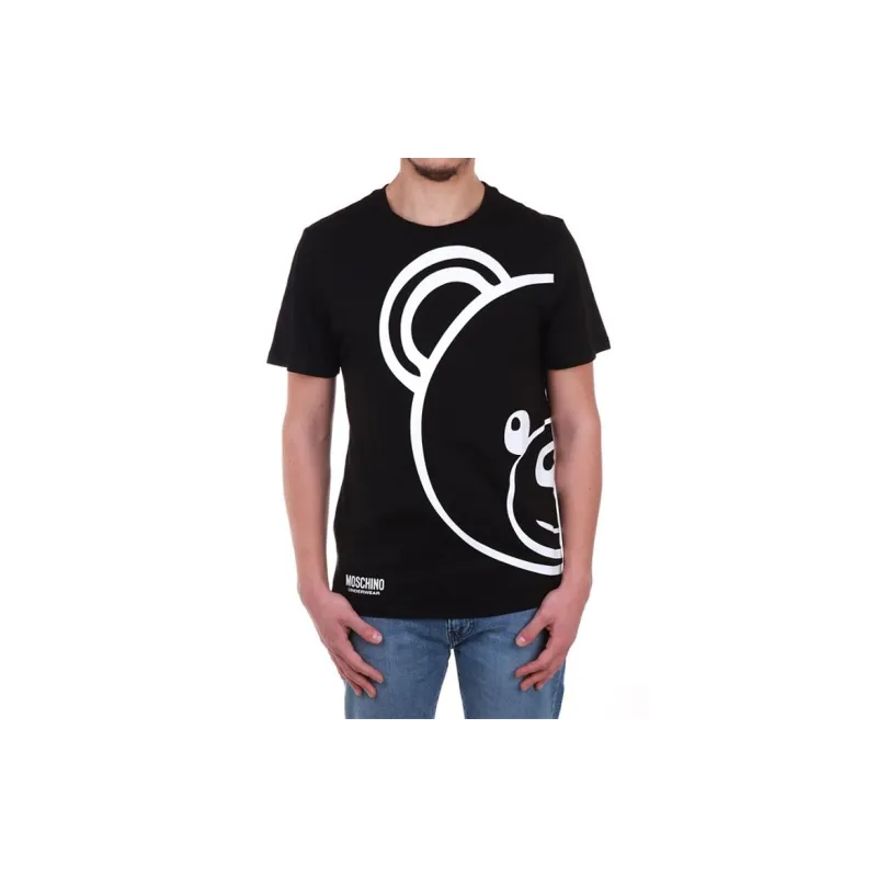 MOSCHINO T Shirts Men Black-2