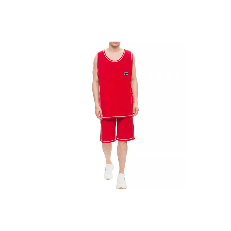 GUCCI Tank Tops Men Red-1