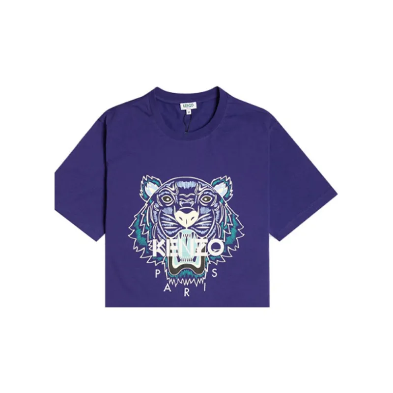 KENZO T Shirts Men Eggplant Purple-4