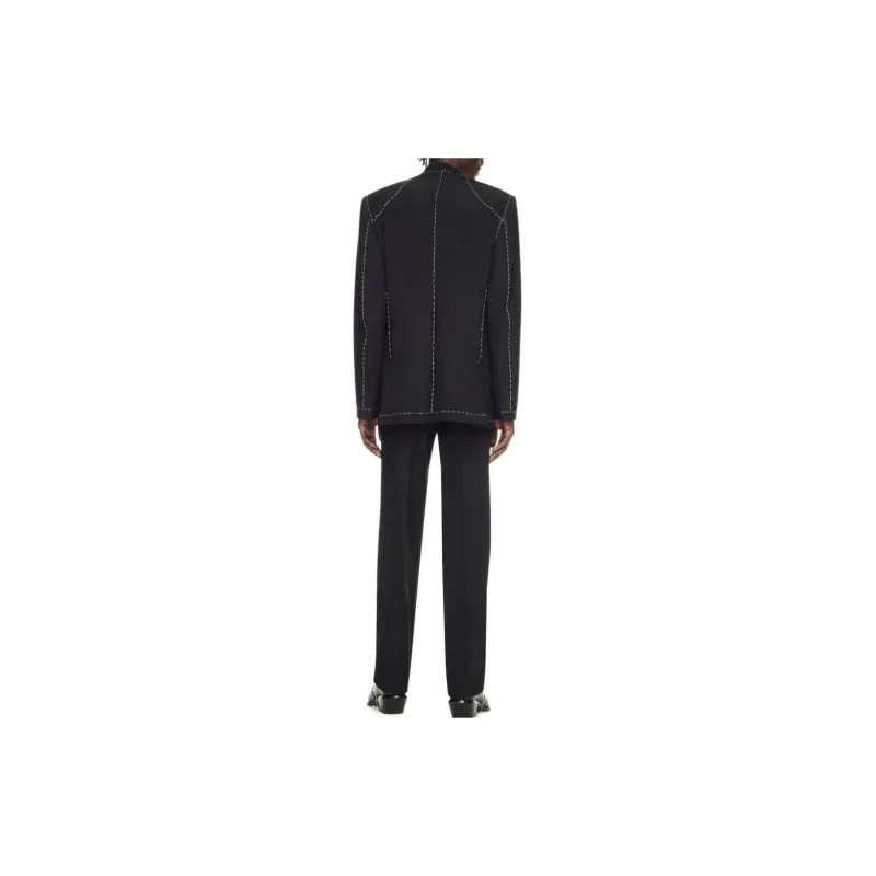 OFF WHITE Runway Body Stitch Double breasted Jacket-4